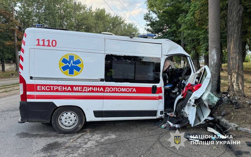 аварія зі швидкою у Дніпрі