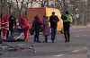 збиття, велосипедист