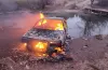 авто, вогонь, надзвичайна подія