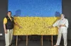 рекордний прапор на полотні, дніпровський художник