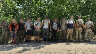 На Одещині затримали дев’ятьох чоловіків біля кордону: серед них є з Дніпропетровщини