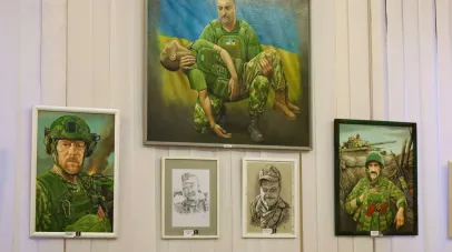 У Дніпрі відкрилася виставка художників–воїнів 