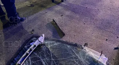 жінка вилетіла через лобове скло