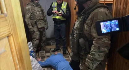 затримали військових на Дніпропетровщині