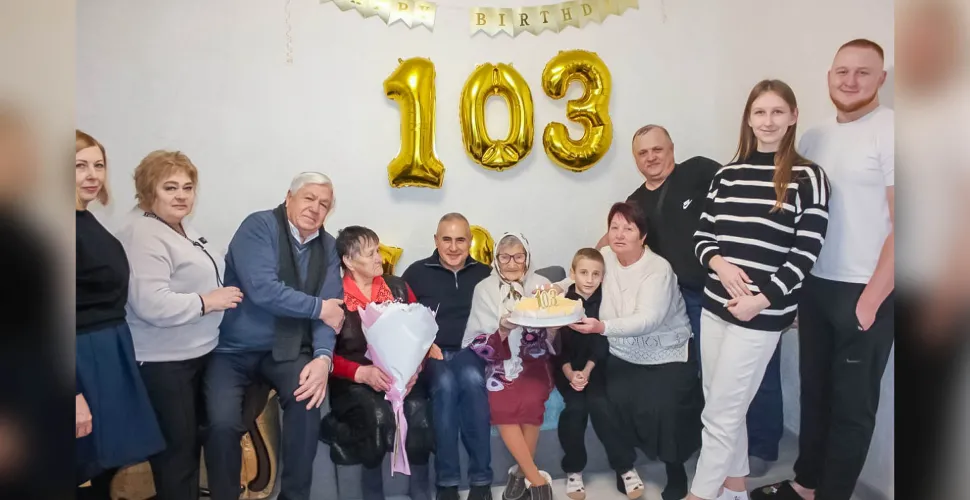 103 роки, річниця, довгожителька