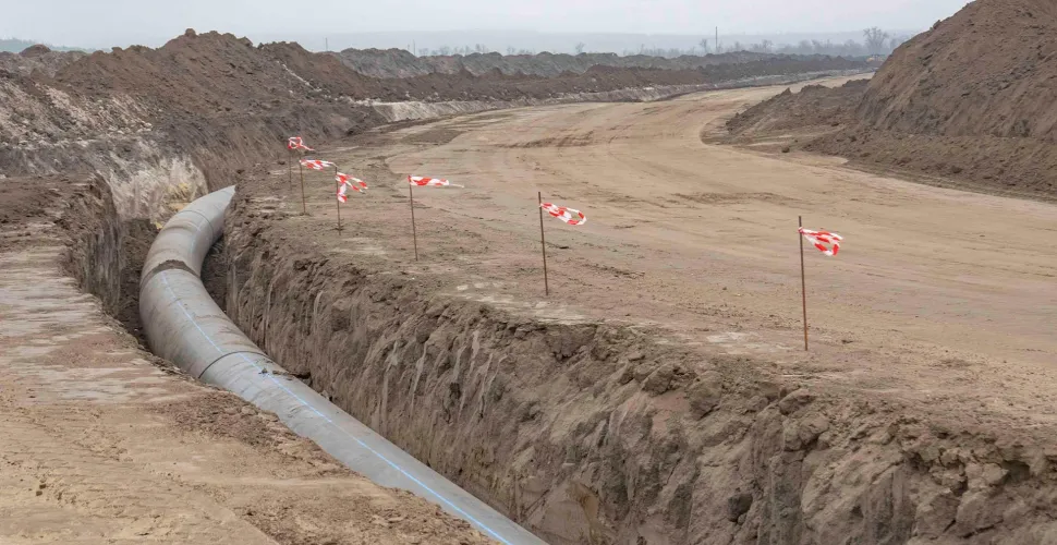 робоча поїздка, трубопровід, шахтні води