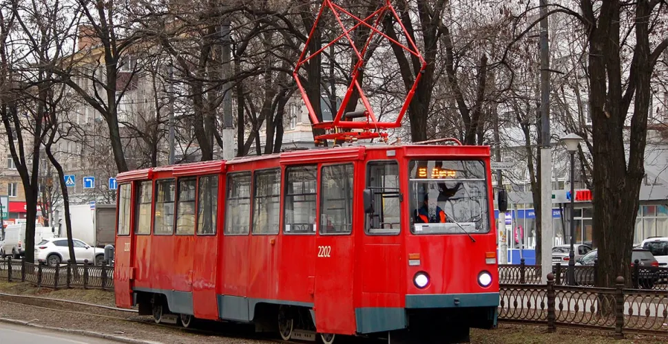 зупинка, перенесення, рух, трамвай