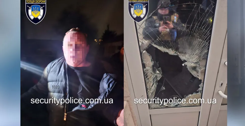 охоронна сигналізація, дебошир, пошкодження
