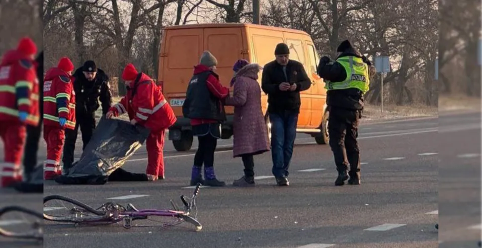 збиття, велосипедист