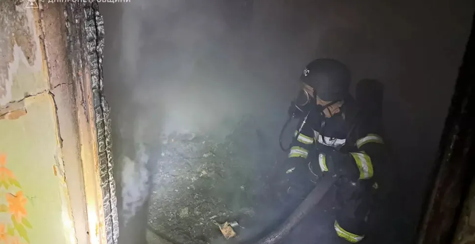 пожежа нікополь
