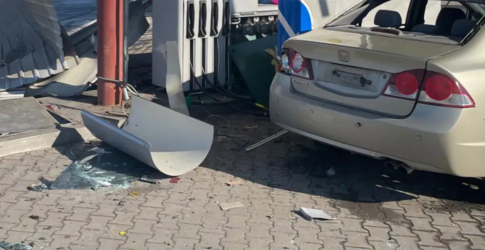 удар по Нікопольщині, АЗС