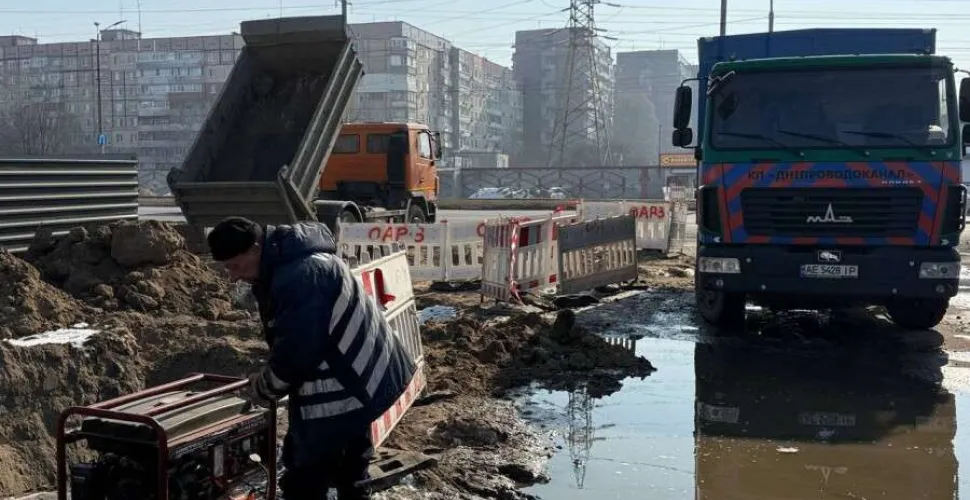 ремонт водогону на Донецькому шосе