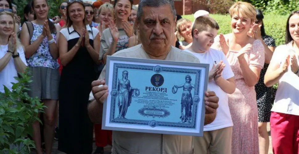 Національний реєстр рекордів, лікар з Дніпра, науковий рекордсмен України