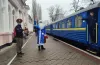 дитяча залізниця Дніпро, зимовий сезон, дитяча залізниця у парку Глоби