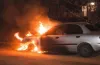 авто, загоряння, надзвичайники