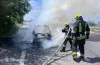 У Слобожанському згорів автомобіль Mercedes-Benz Smart