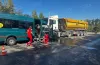 Маршрутка з людьми, що їхала з Дніпра до Одеси, в’їхала у вантажівку (ФОТО)