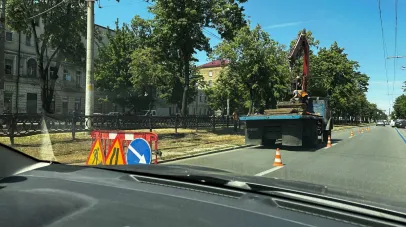 Ремонтні роботи, обмеження руху