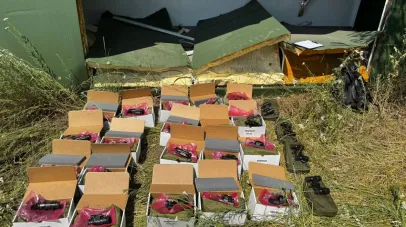 На Дніпропетровщині виявили схованку з приладами нічного бачення