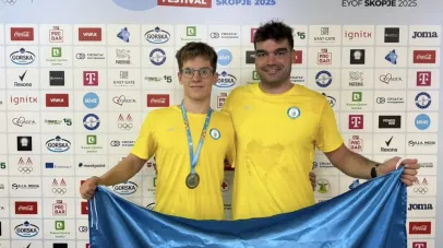 Костянтин Федючук, срібна нагорода на Європейському юнацькому олімпійському фестивалі