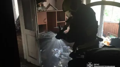  В Чечелівському районі Дніпра пожежа забрала життя чоловіка
