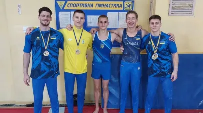 Гімнасти з Дніпра вибороли дев’ять медалей на чемпіонаті України