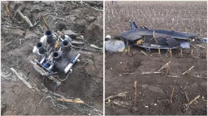 У Кам’янському знайшли уламки збитого російського безпілотника