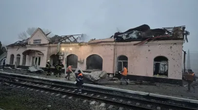 Вночі ворожі БпЛА атакували залізничну станцію Запоріжжя-Кам'янське 