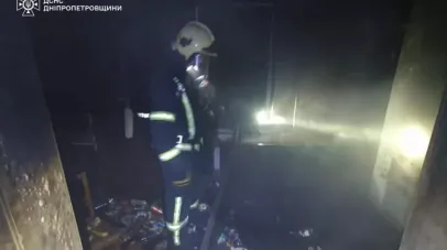 На пожежі у Павлограді постраждав чоловік