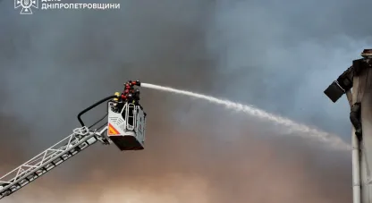 ворожий удар по Дніпру
