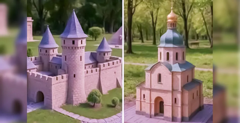 парк, мініатюри, архітектурні памʼятки