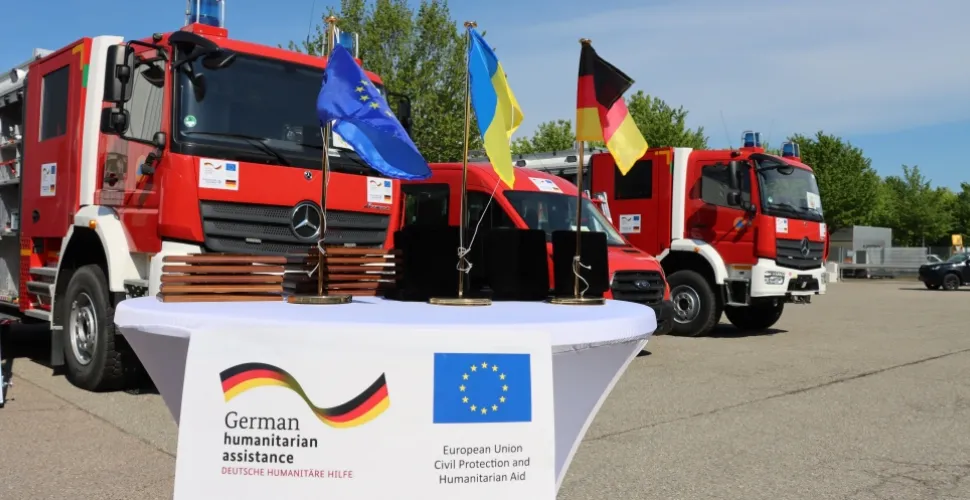 Дніпропетровщина отримала пожежно-рятувальну техніку від німецьких партнерів
