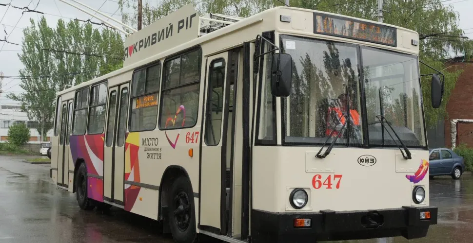 У Кривому Розі вийшов на лінію новий тролейбус