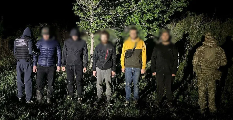 На державному кордоні затримали п’ятьох чоловіків