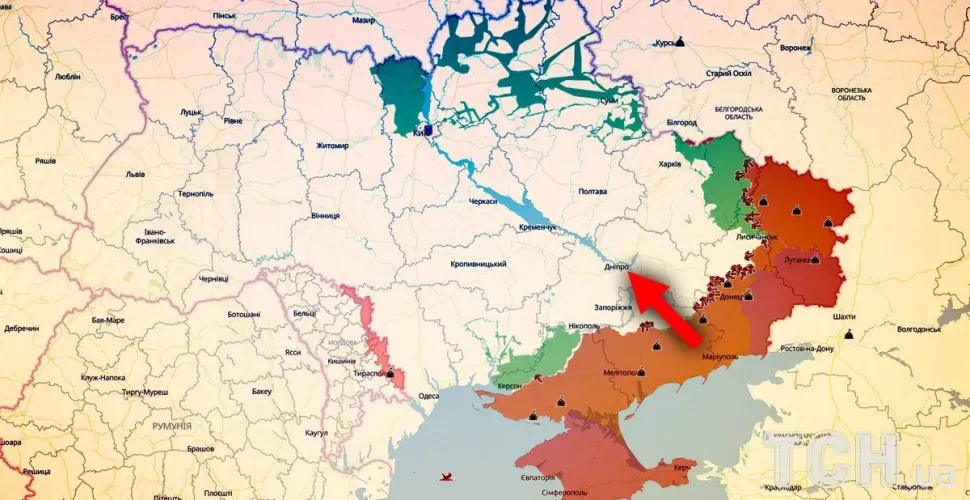 наступ на Дніпропетровщині