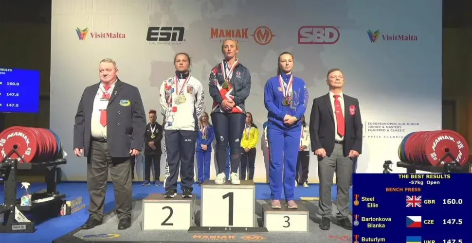 Спортсменки з Дніпропетровщини здобули медалі на Чемпіонаті Європи